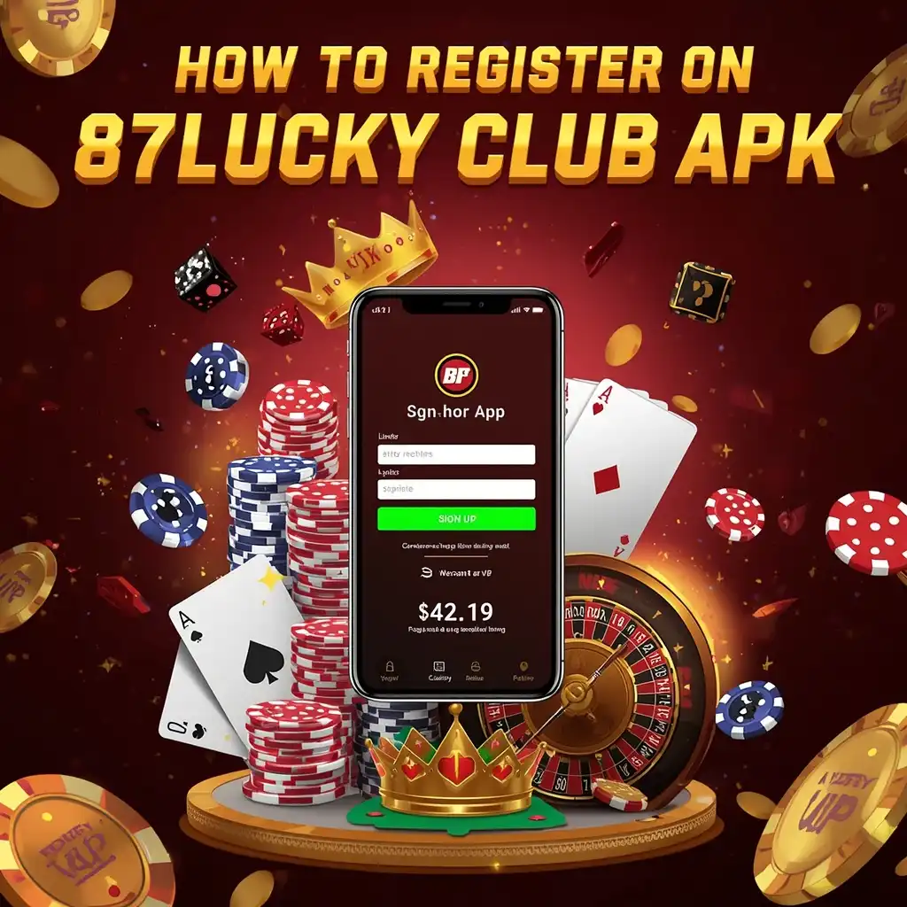 How to Register Signup on 87 Lucky Club Game APK